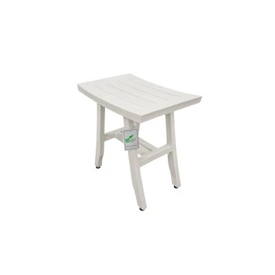 18" Satori ED1161 Wide Teak Wood Shower Transfer Bench/Seat - CoastalVogue 6 18" Satori ED1161 Wide Teak Wood Shower Transfer Bench/Seat - CoastalVogue – Image 4