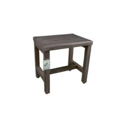 18" Eleganto GR173 Wide Teak Wood Shower Safety Transfer Bench - CoastalVogue