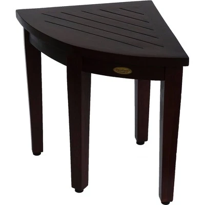16" SnazzyCorner DT160 Wide Teak Wood Shower Bench or Stool - DecoTeak 5 16" SnazzyCorner DT160 Wide Teak Wood Shower Bench or Stool - DecoTeak – Image 3