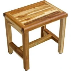18" Eleganto ED999 Wide Teak Shower Safety Transfer Bench - EcoDecors -Ottomans Official Shop unnamed file 6501