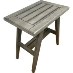 18" MidCentury GR501 Wide Teak Wood Transfer Bench for Showers - CoastalVogue -Ottomans Official Shop unnamed file 6510