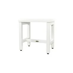 18" Eleganto ED1199 Wide Teak Wood Shower Safety Transfer Bench - CoastalVogue