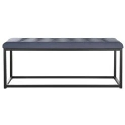Reynolds Bench - Safavieh Tan / Black -Ottomans Official Shop unnamed file 653