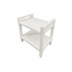 20" Eleganto ED1143 Wide Teak Wood Shower Bench with Handles - CoastalVogue -Ottomans Official Shop unnamed file 6538