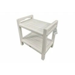 20" Eleganto ED1143 Wide Teak Wood Shower Bench with Handles - CoastalVogue -Ottomans Official Shop unnamed file 6541