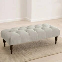 Valletta Velvet Tufted Bench - Skyline Furniture Caribbean 13 Valletta Velvet Tufted Bench - Skyline Furniture Caribbean -Ottomans Official Shop unnamed file 6622