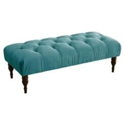 Valletta Velvet Tufted Bench - Skyline Furniture Caribbean 16 Valletta Velvet Tufted Bench - Skyline Furniture Caribbean -Ottomans Official Shop unnamed file 6625