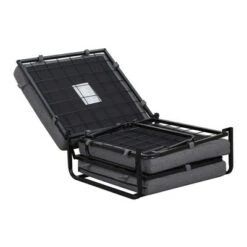 Designs4Comfort Folding Bed Ottoman Soft Gray Fabric - Breighton Home -Ottomans Official Shop unnamed file 6631