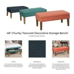 HomePop Storage Bench - Golding Davis Teal -Ottomans Official Shop unnamed file 6724