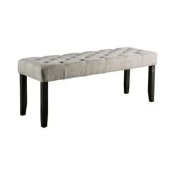 Hepburn Tufted Bench - HOMES: Inside + Out Antique Black/gray -Ottomans Official Shop unnamed file 675