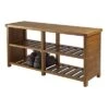 Keystone Entry Teak Shoe Bench - Winsome