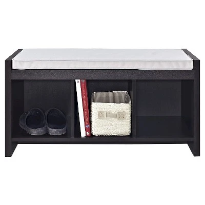 Hendland Entryway Storage Bench with Cushion - Room & Joy Pine 3 Hendland Entryway Storage Bench with Cushion - Room & Joy Pine