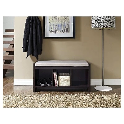 Hendland Entryway Storage Bench with Cushion - Room & Joy Pine 4 Hendland Entryway Storage Bench with Cushion - Room & Joy Pine – Image 2