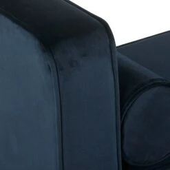 Rimo Velvet Storage Bench - Homepop Navy -Ottomans Official Shop unnamed file 6837