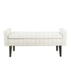 Fulton Storage Bench - Homepop Faux Leather -Ottomans Official Shop unnamed file 6862