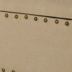 Wooden Storage Bench with Nail Head Trim - Benzara Beige/brown -Ottomans Official Shop unnamed file 6898