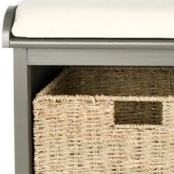 Lonan Wicker Storage Bench - Safavieh -Ottomans Official Shop unnamed file 6934