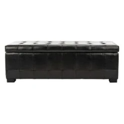 Manhattan Large Storage Bench - Safavieh Burgundy -Ottomans Official Shop unnamed file 7083