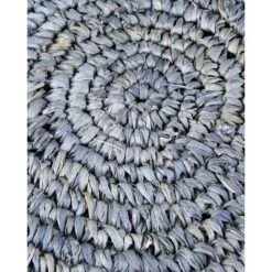 Sandbar Stool with Rafia Cushion Blue/Tan - East at Main -Ottomans Official Shop unnamed file 71