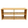 Oceanstar 10-Pair Bamboo Entryway Storage Bench. -Ottomans Official Shop unnamed file 7105