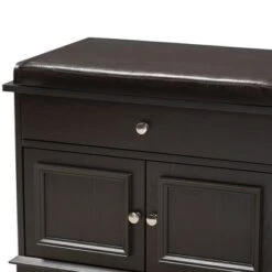 Mason Modern And Contemporary Wood 2 Drawer Shoe Storage Bench Dark Brown - Baxton Studio 17 Mason Modern And Contemporary Wood 2 Drawer Shoe Storage Bench Dark Brown - Baxton Studio -Ottomans Official Shop unnamed file 7169