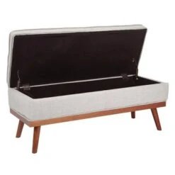 Katheryn Storage Bench - OSP Home Furnishings Tangerine