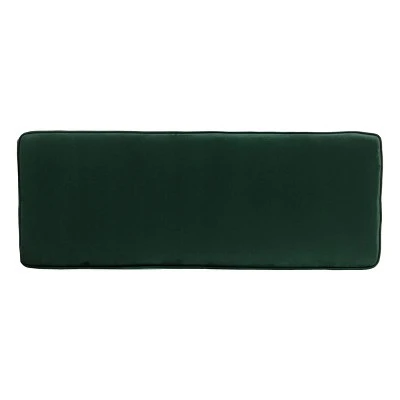 Danston Upholstered Storage Bench Green/Silver - Aiden Lane 8 Danston Upholstered Storage Bench Green/Silver - Aiden Lane – Image 6