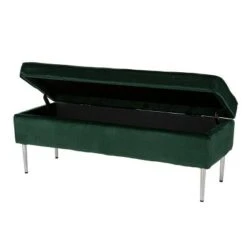 Danston Upholstered Storage Bench Green/Silver - Aiden Lane 17 Danston Upholstered Storage Bench Green/Silver - Aiden Lane -Ottomans Official Shop unnamed file 7194