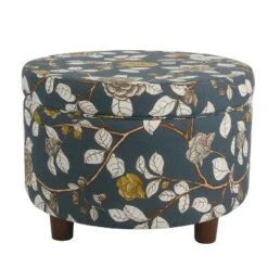 Round Storage Otttoman - HomePop Gray 21 Round Storage Otttoman - HomePop Gray -Ottomans Official Shop unnamed file 7249