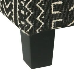 Square Storage Ottoman with Lift Off Top Onyx - HomePop -Ottomans Official Shop unnamed file 7256