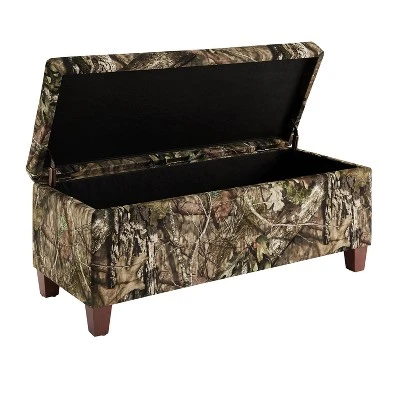 Mossy Oak Nativ Living Storage Ottoman - Linon 3 Mossy Oak Nativ Living Storage Ottoman - Linon