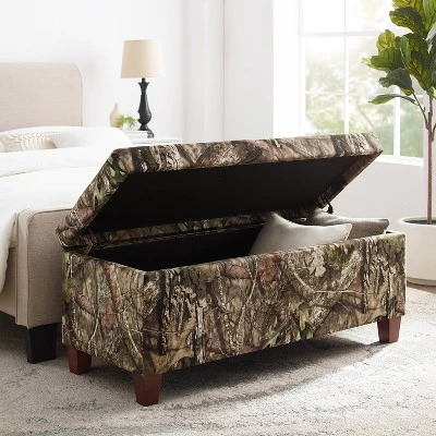 Mossy Oak Nativ Living Storage Ottoman - Linon 8 Mossy Oak Nativ Living Storage Ottoman - Linon – Image 6