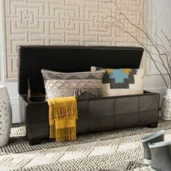 Madison Large Storage Bench - Safavieh Taupe -Ottomans Official Shop unnamed file 7300