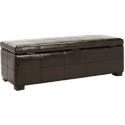 Madison Large Storage Bench - Safavieh Taupe -Ottomans Official Shop unnamed file 7304