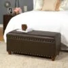 Storage Cocktail Bench Brown - HomePop -Ottomans Official Shop unnamed file 7372