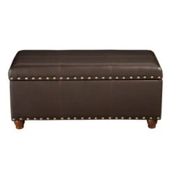 Storage Cocktail Bench Brown - HomePop -Ottomans Official Shop unnamed file 7376