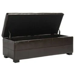 Maiden Large Tufted Storage Bench - Safavieh Taupe -Ottomans Official Shop unnamed file 7417