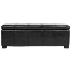 Maiden Large Tufted Storage Bench - Safavieh Taupe -Ottomans Official Shop unnamed file 7423