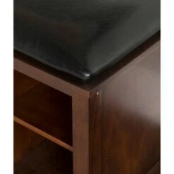 Cape Anne Dark Walnut Storage Bench Walnut - Linon 12 Cape Anne Dark Walnut Storage Bench Walnut - Linon -Ottomans Official Shop unnamed file 7442