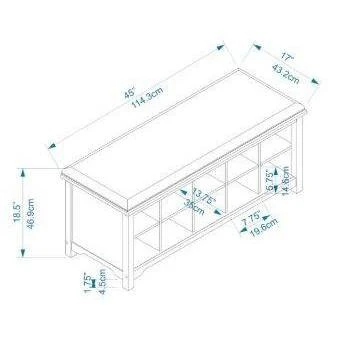 Cape Anne Dark Walnut Storage Bench Walnut - Linon 8 Cape Anne Dark Walnut Storage Bench Walnut - Linon – Image 6