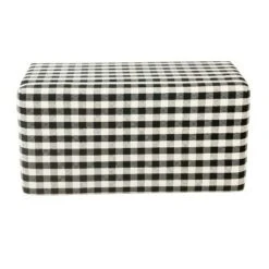 Storage Bench Black Plaid - HomePop -Ottomans Official Shop unnamed file 7469