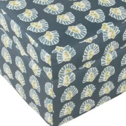 Mid-Century Storage Bench Teal Floral - HomePop -Ottomans Official Shop unnamed file 7507
