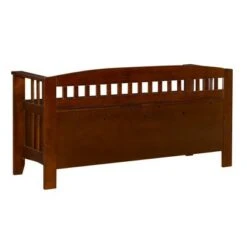 Split Seat Storage Bench Walnut - Linon 20 Split Seat Storage Bench Walnut - Linon -Ottomans Official Shop unnamed file 7590