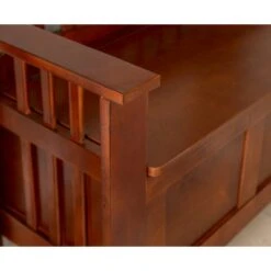 Split Seat Storage Bench Walnut - Linon 25 Split Seat Storage Bench Walnut - Linon -Ottomans Official Shop unnamed file 7595