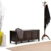 Hampshire Storage Bench Trunk - Wyndenhall Natural Aged Brown