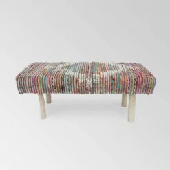 Laveta Boho Rectangular Bench - Christopher Knight Home Brown -Ottomans Official Shop unnamed file 763