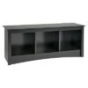 Cubbie Bench Black - Prepac 2 Cubbie Bench Black - Prepac -Ottomans Official Shop unnamed file 7637