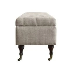 Collette Tufted Storage Bench Linen - Adore Decor -Ottomans Official Shop unnamed file 7743