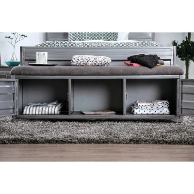 Zeddie Storage Benches Hand Brushed Silver - miBasics 7 Zeddie Storage Benches Hand Brushed Silver - miBasics – Image 5