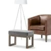 Small Madison Footstool Ottoman Bench - WyndenHall Gray -Ottomans Official Shop unnamed file 777